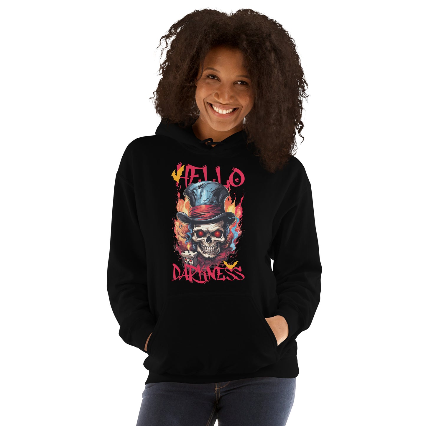 HALLOWEEN - HELLO DARKNESS - Unisex Hoodie