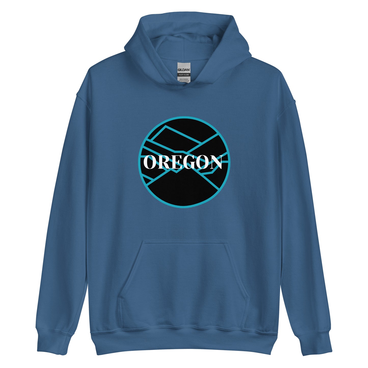 OREGON - Blue/Black - Unisex Hoodie