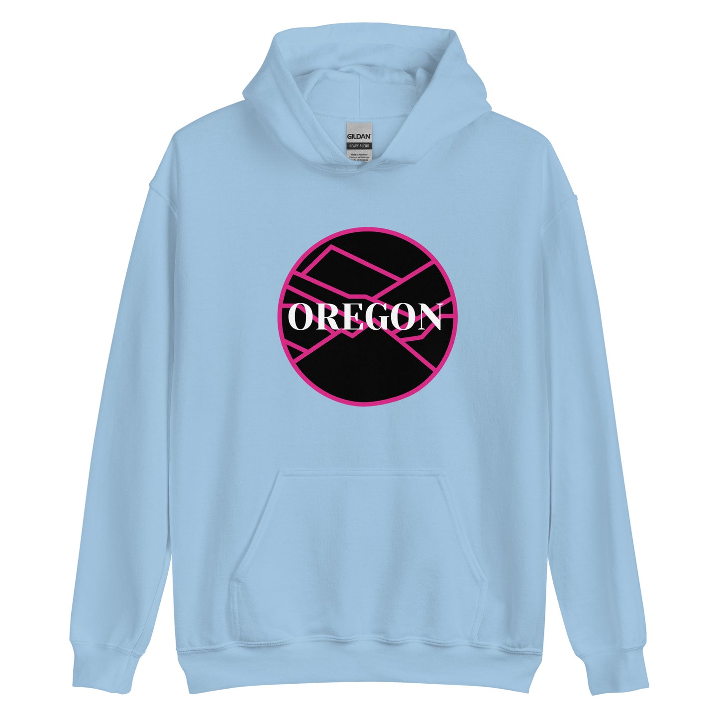 OREGON - Pink/Black - Unisex Hoodie