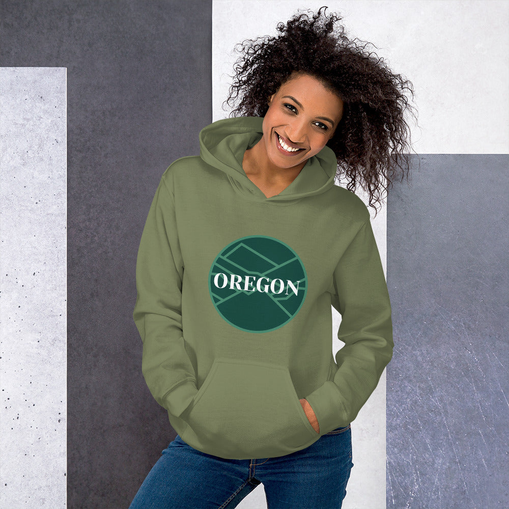 OREGON - Green - Unisex Hoodie