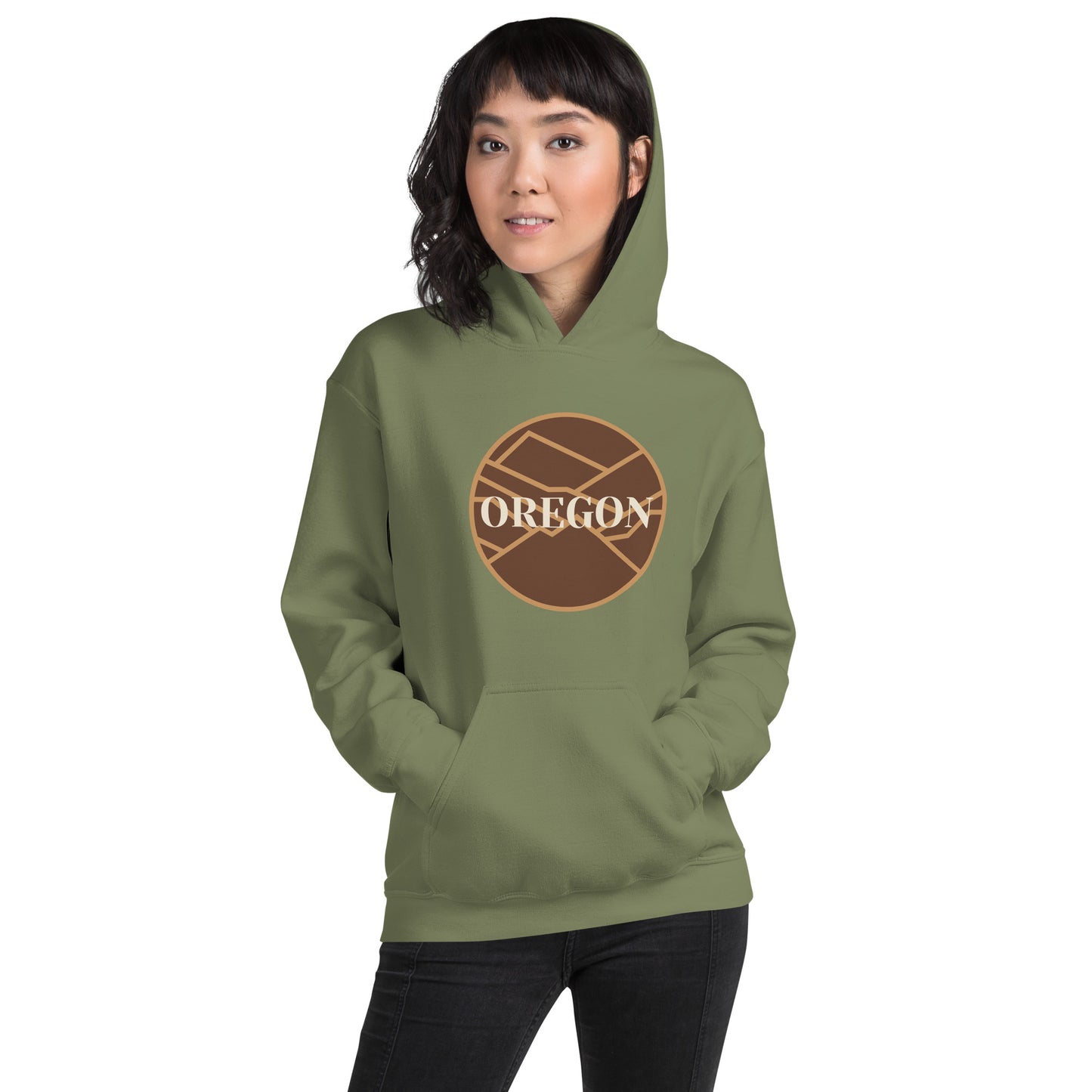 OREGON - Brown -Unisex Hoodie