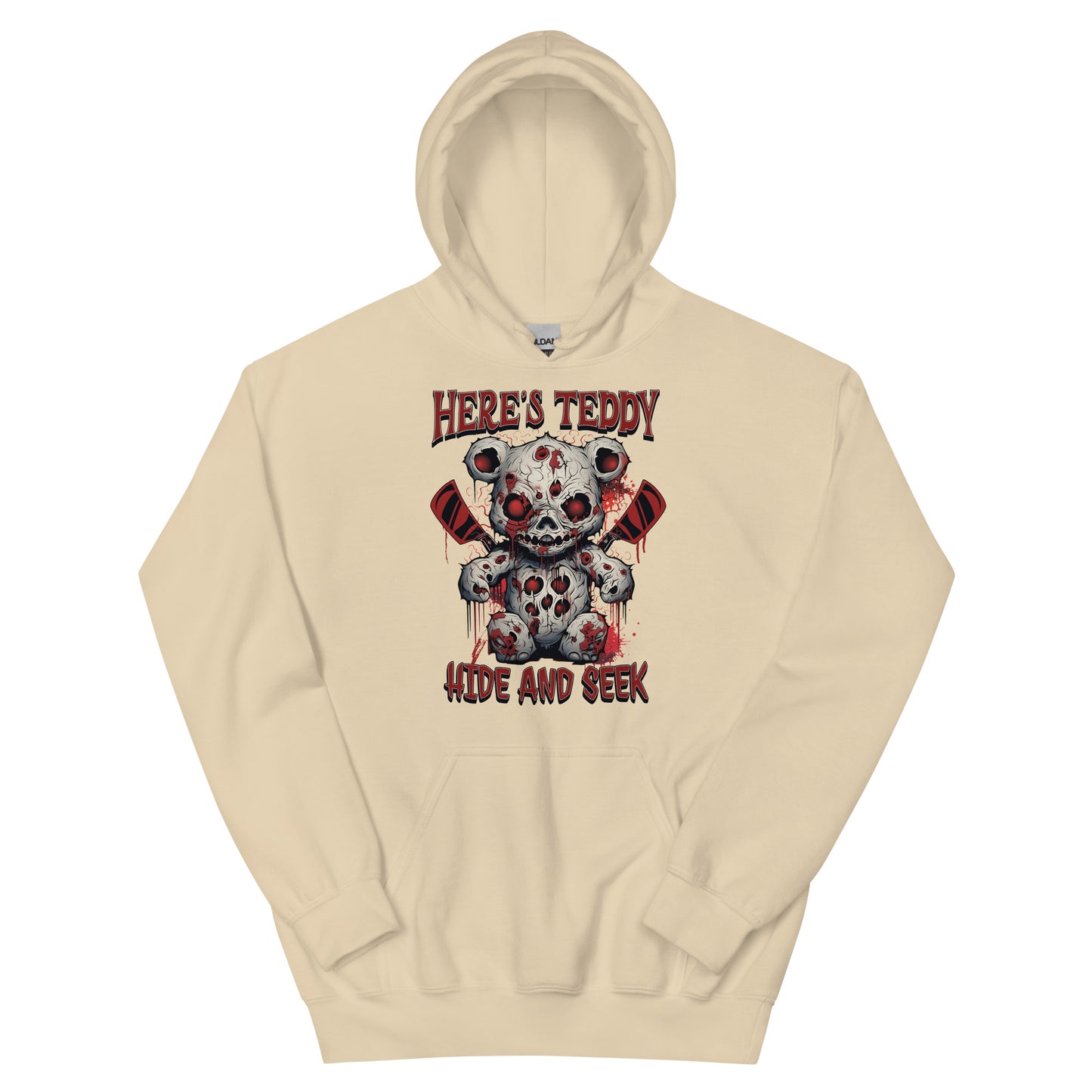 HALLOWEEN - HERE'S TEDDY - Unisex Hoodie