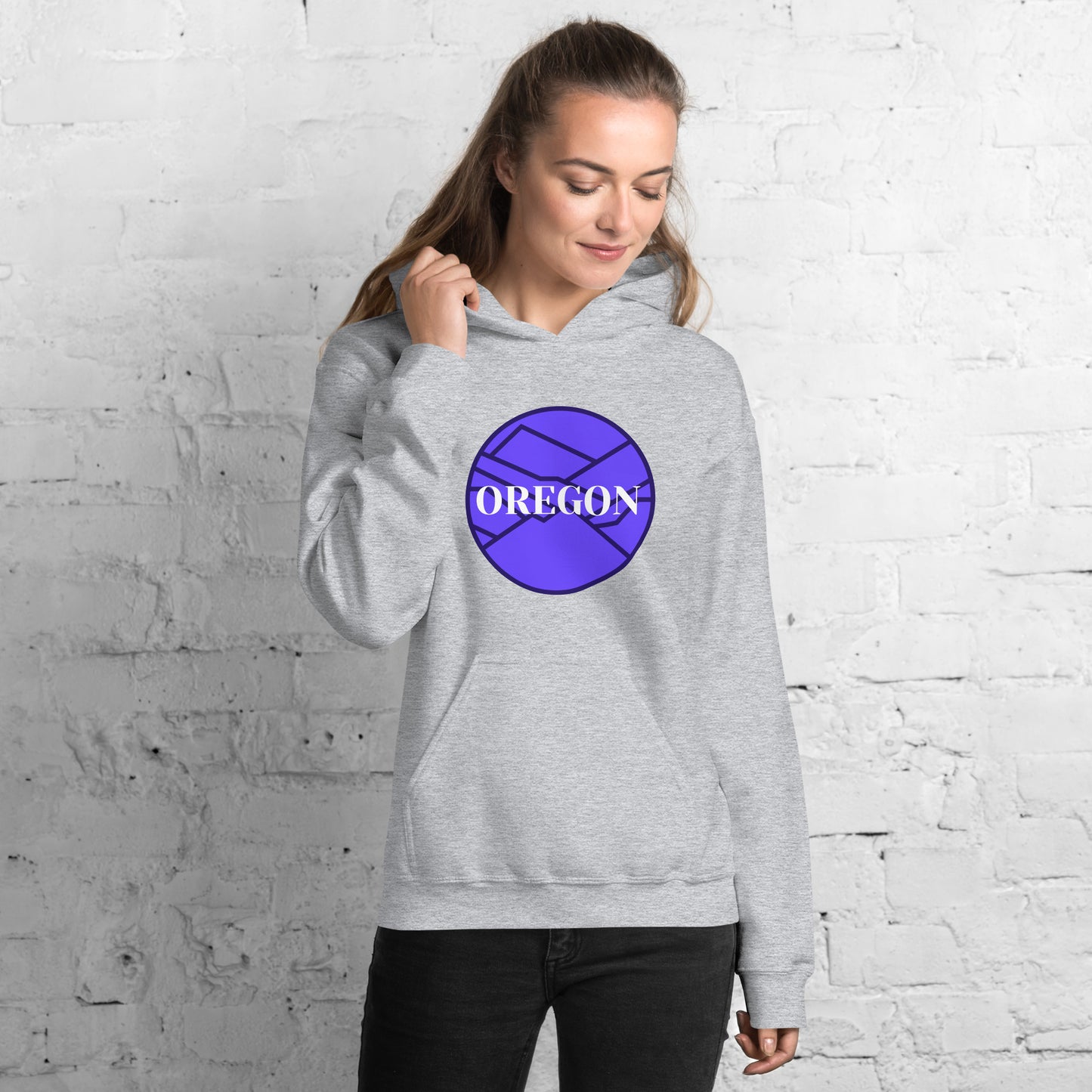 OREGON - Violet - Unisex Hoodie