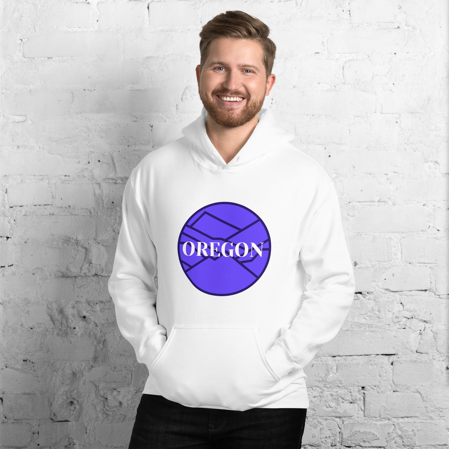 OREGON - Violet - Unisex Hoodie