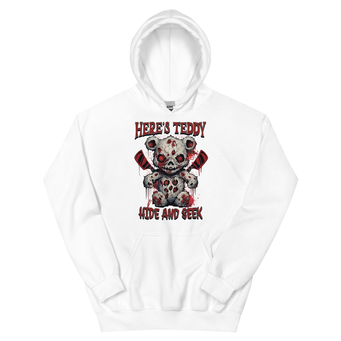 HALLOWEEN - HERE'S TEDDY - Unisex Hoodie