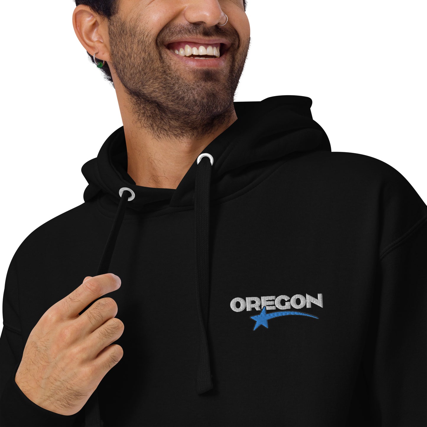 OREGON STAR - Embordered - Premium Hoodie