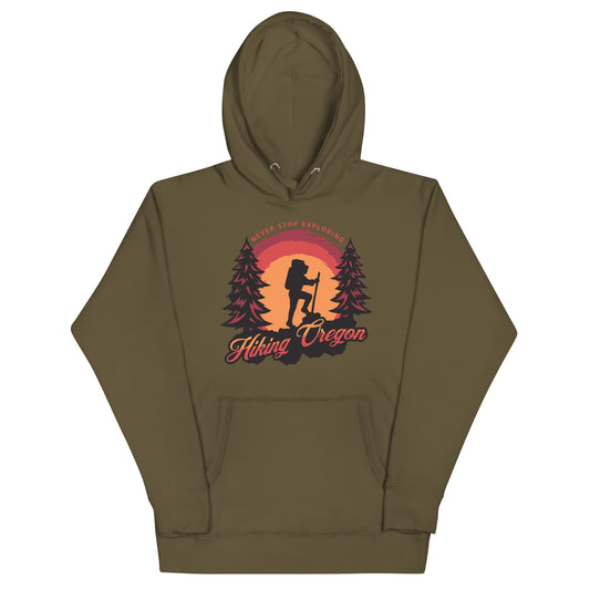 Hiking Oregon/2 - Unisex Hoodie