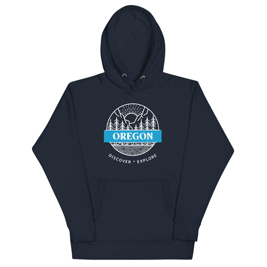 Oregon - Discover - Explore - Unisex Hoodie