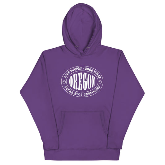 Oregon - Good People - Good Time - Unisex Hoodie