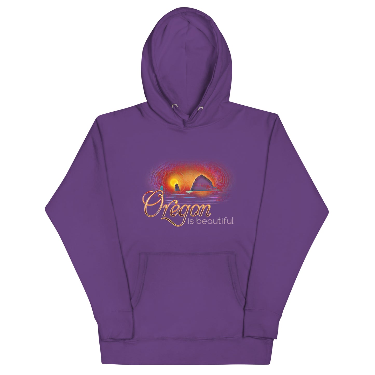 Oregon is Beautiful - Haystack Rock - Unisex Hoodie