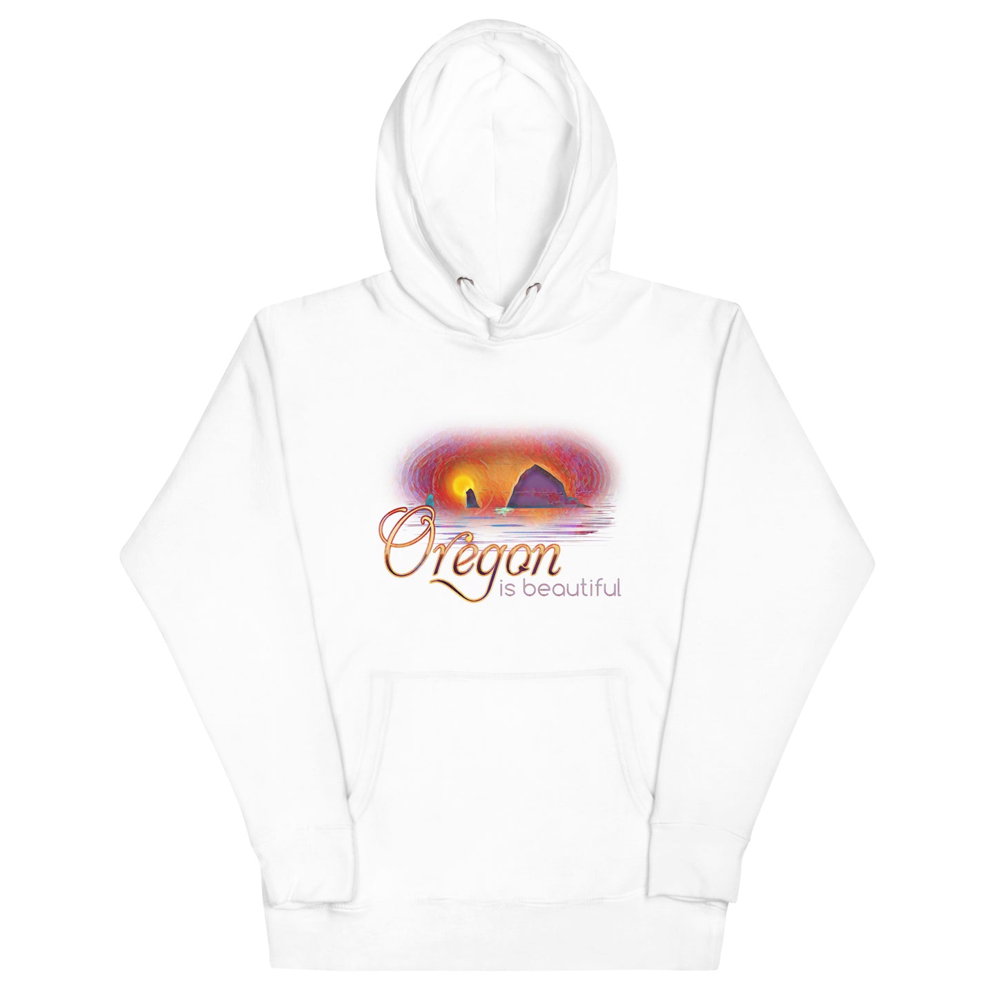 Oregon is Beautiful - Haystack Rock - Unisex Hoodie