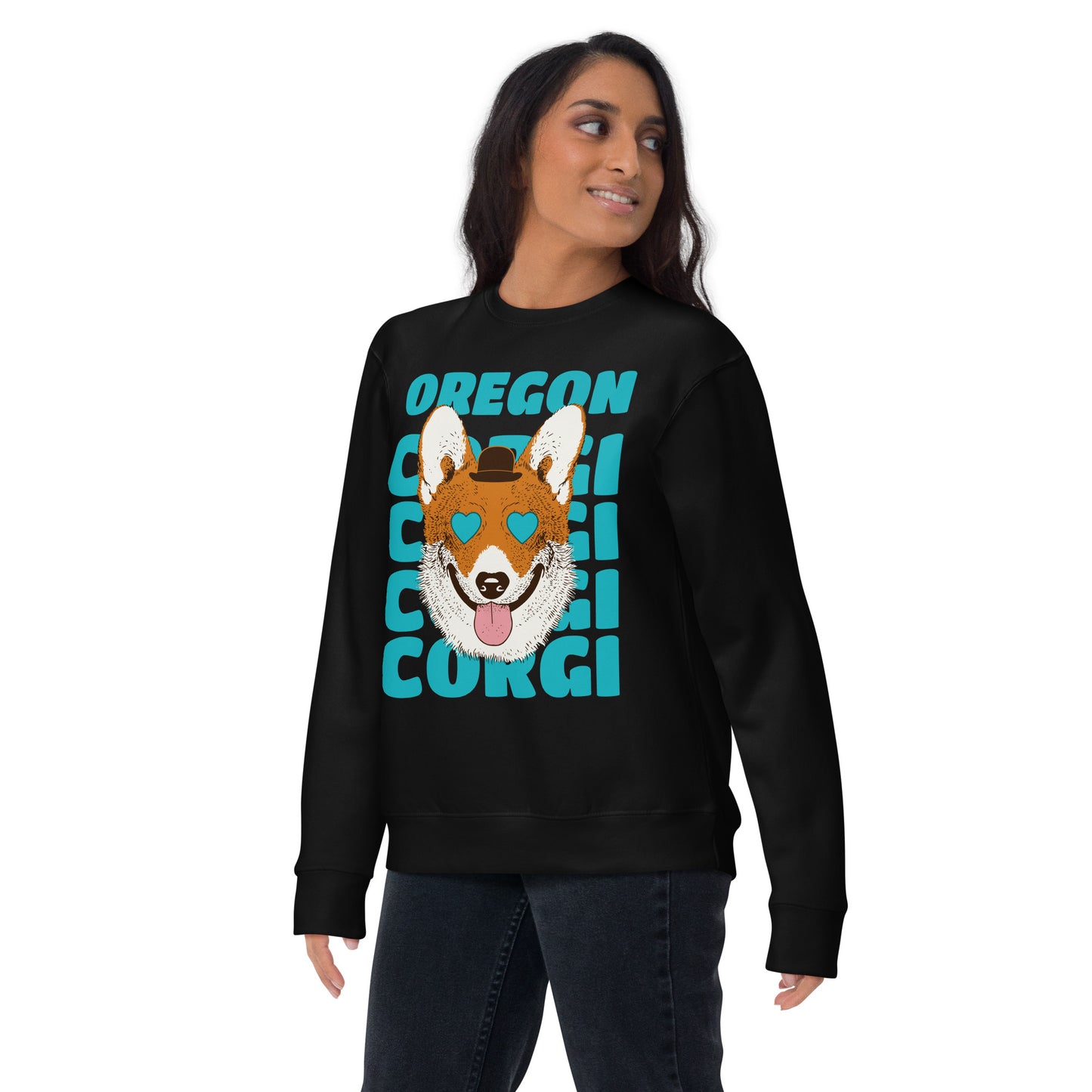 Oregon Corgi - Unisex Premium Sweatshirt