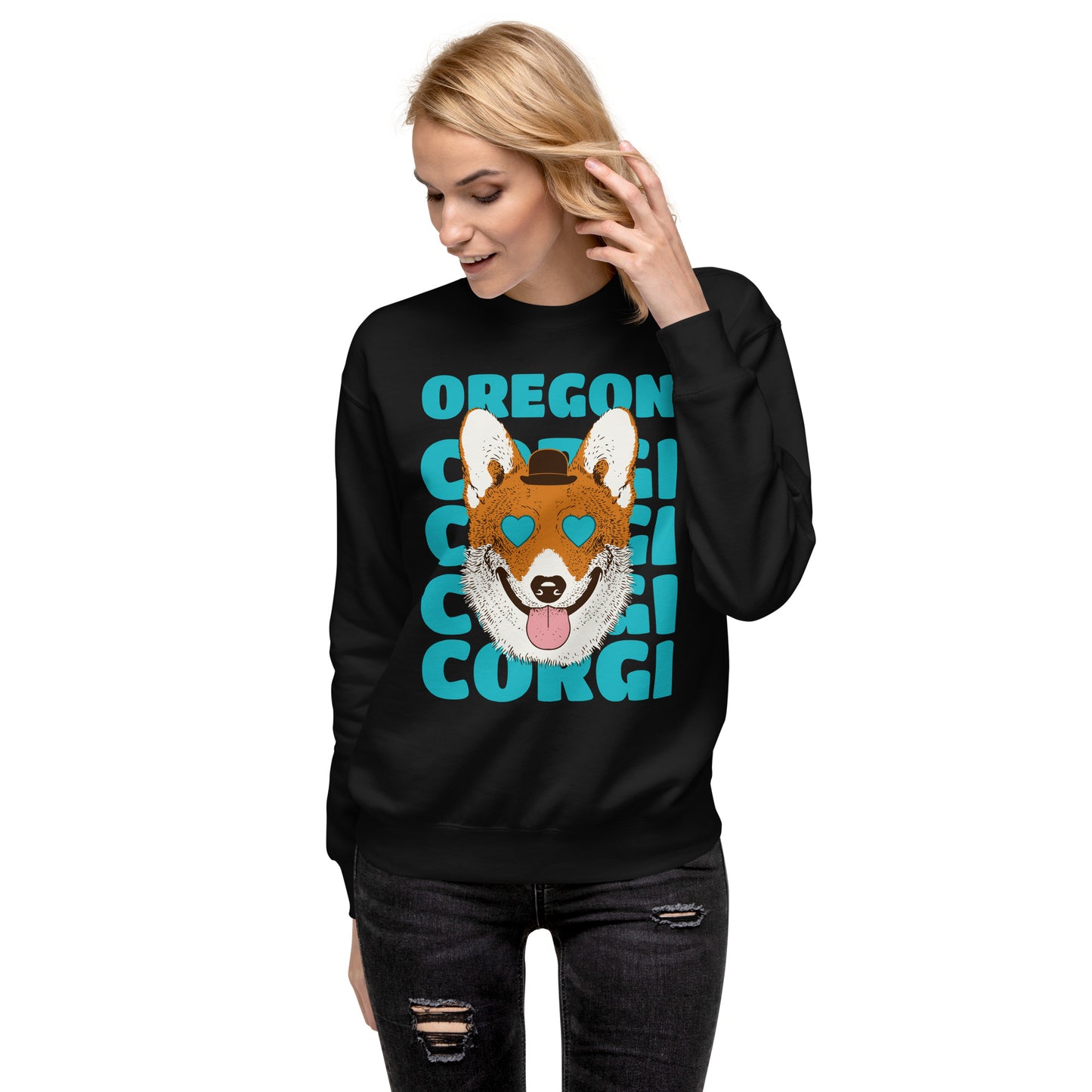 Oregon Corgi - Unisex Premium Sweatshirt