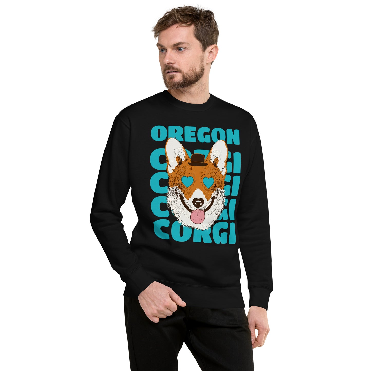 Oregon Corgi - Unisex Premium Sweatshirt