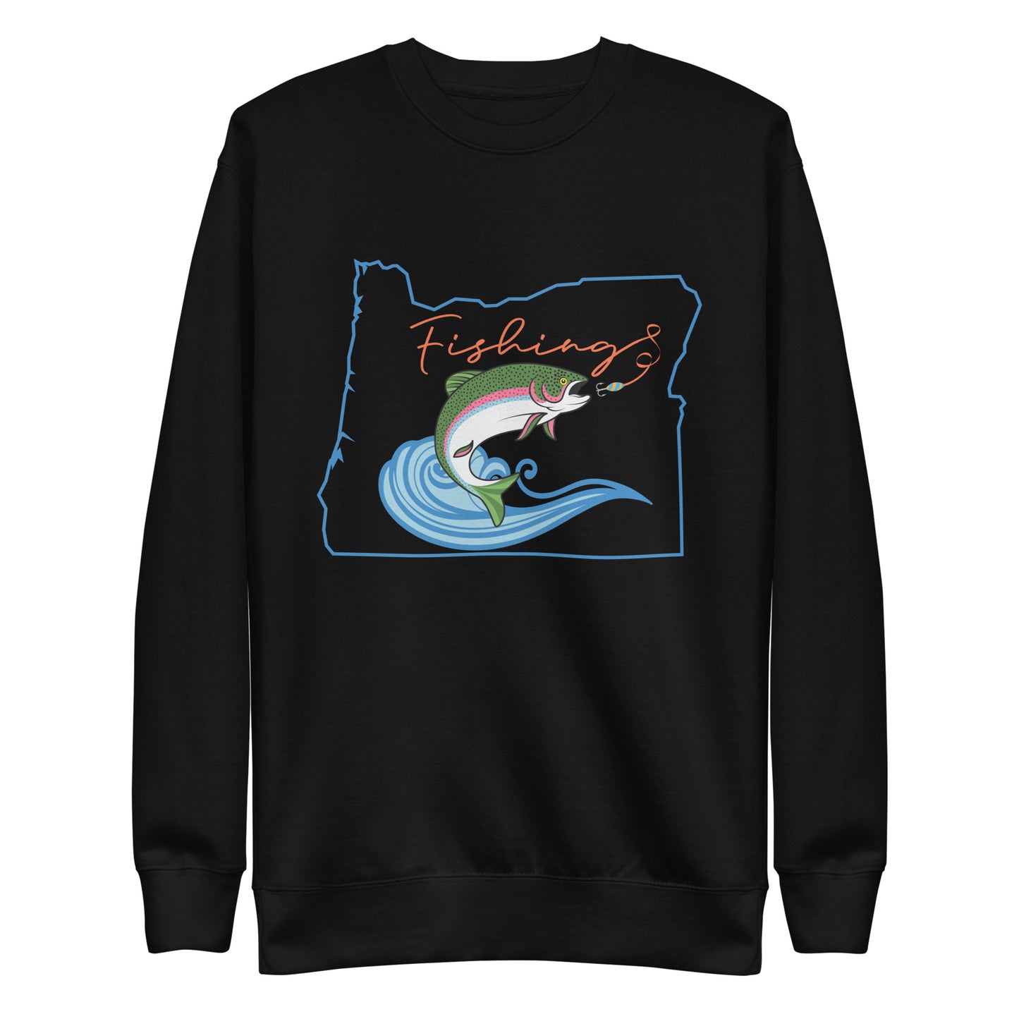 Fishing Oregon - Unisex Premium Sweatshirt