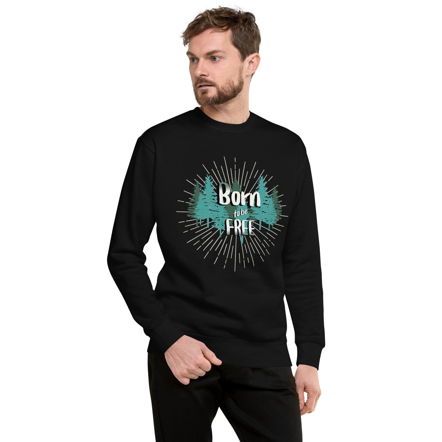 Born to be Free - Unisex Premium Sweatshirt