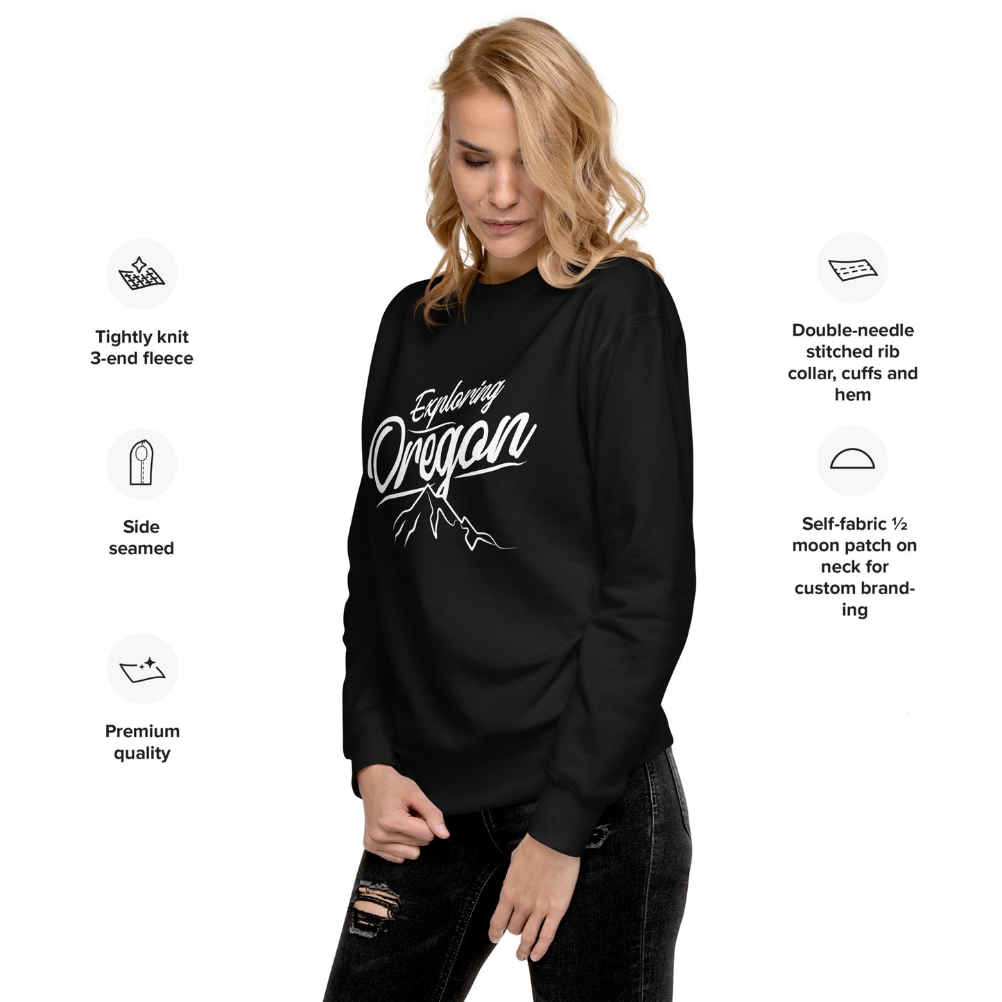 Exploring Oregon - Unisex Premium Sweatshirt