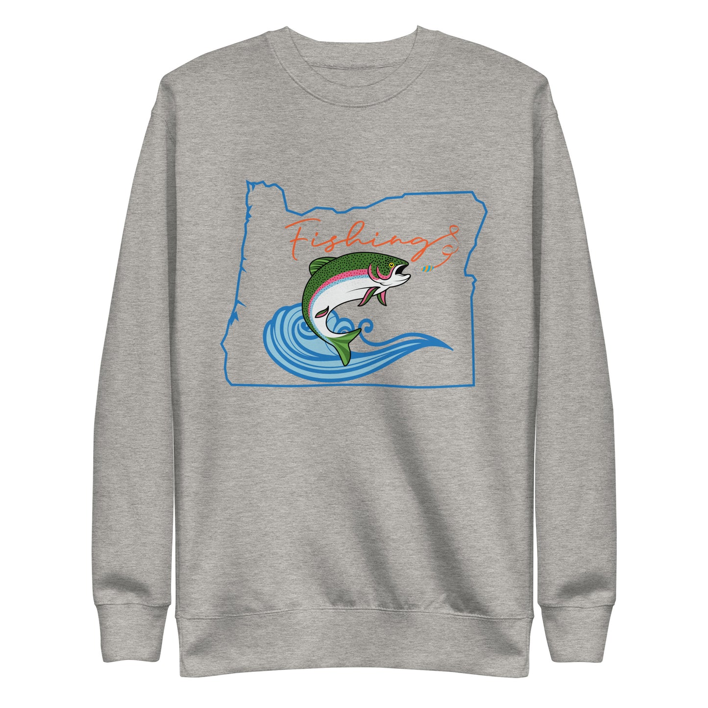 Fishing Oregon - Unisex Premium Sweatshirt