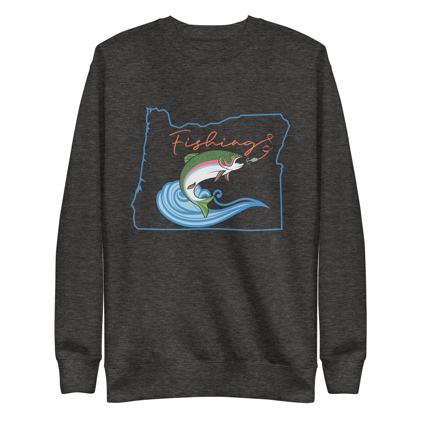 Fishing Oregon - Unisex Premium Sweatshirt