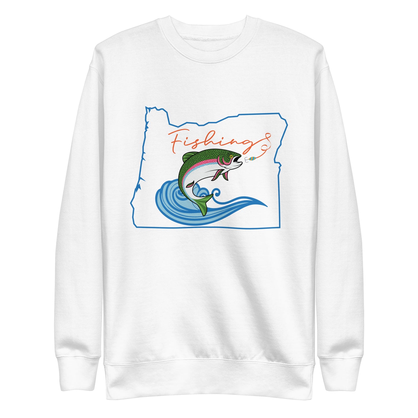 Fishing Oregon - Unisex Premium Sweatshirt