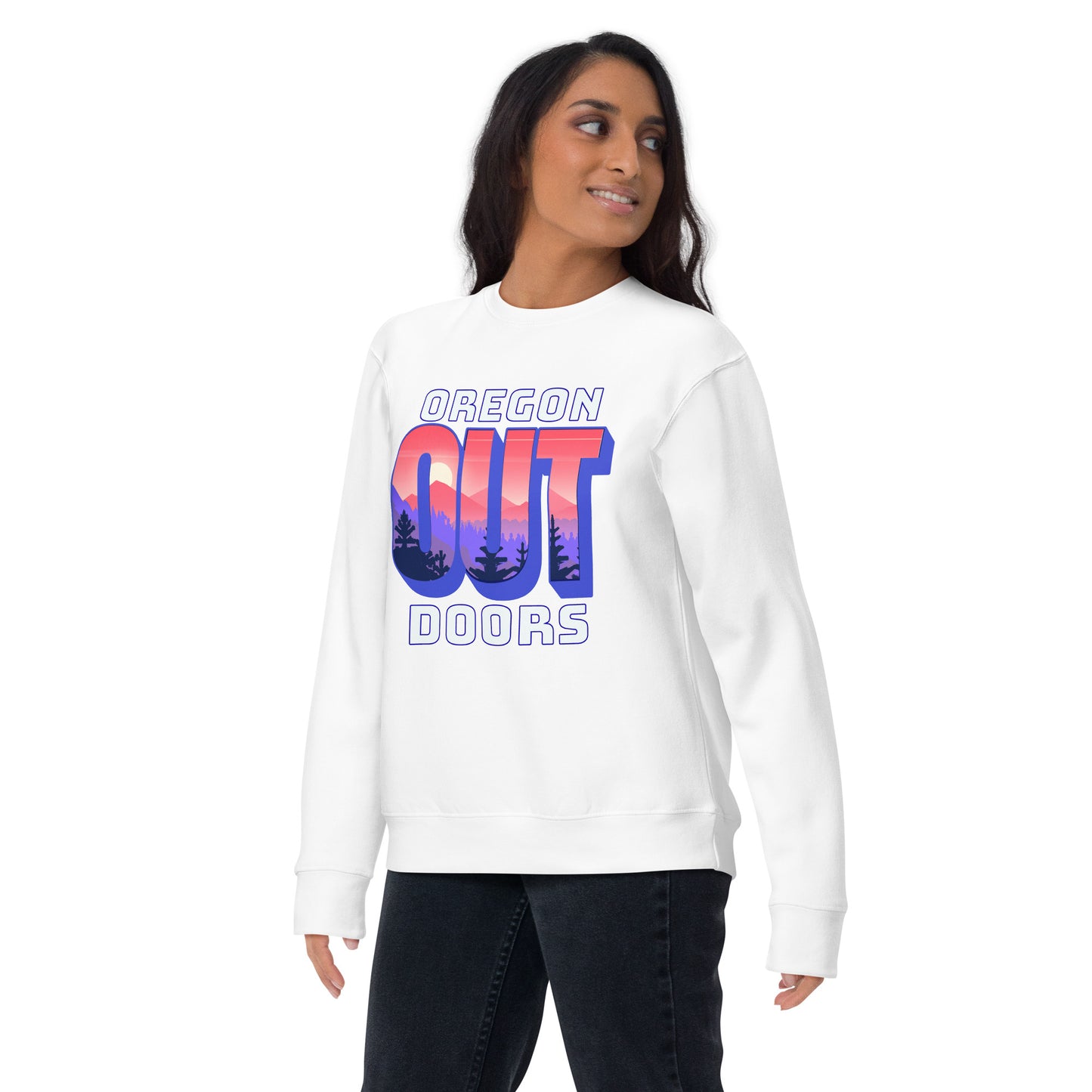 Oregon Out Doors - Unisex Premium Sweatshirt