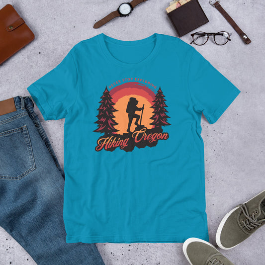 Hiking Oregon/2 - Unisex t-shirt