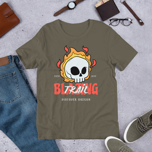 Trail Blazing - Discover Oregon- Unisex t-shirt