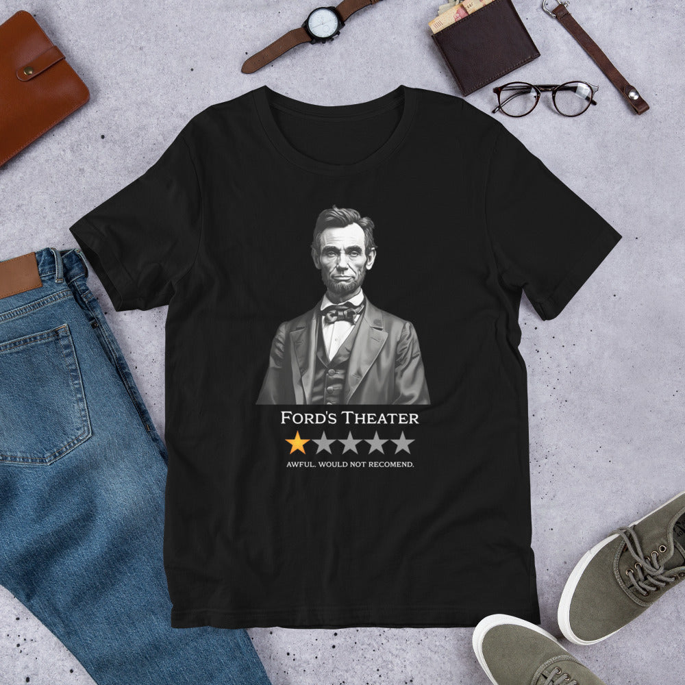 Lincoln - One Star Review - Unisex t-shirt