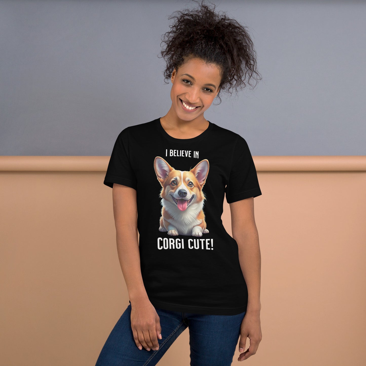 I BELIEVE IN CORGI CUTE - Unisex t-shirt