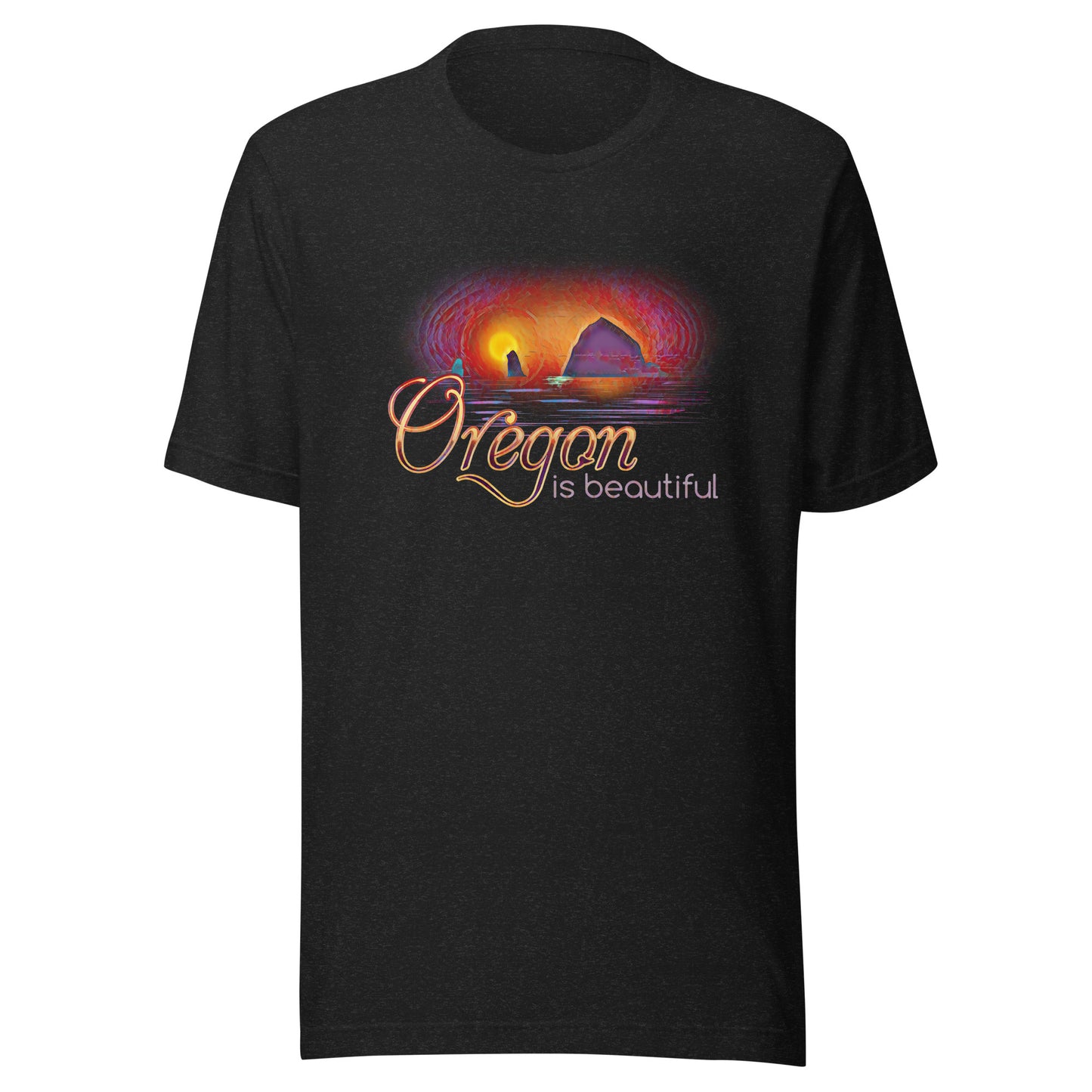 Oregon is Beautiful/ Haystack Rock/2 - Unisex t-shirt