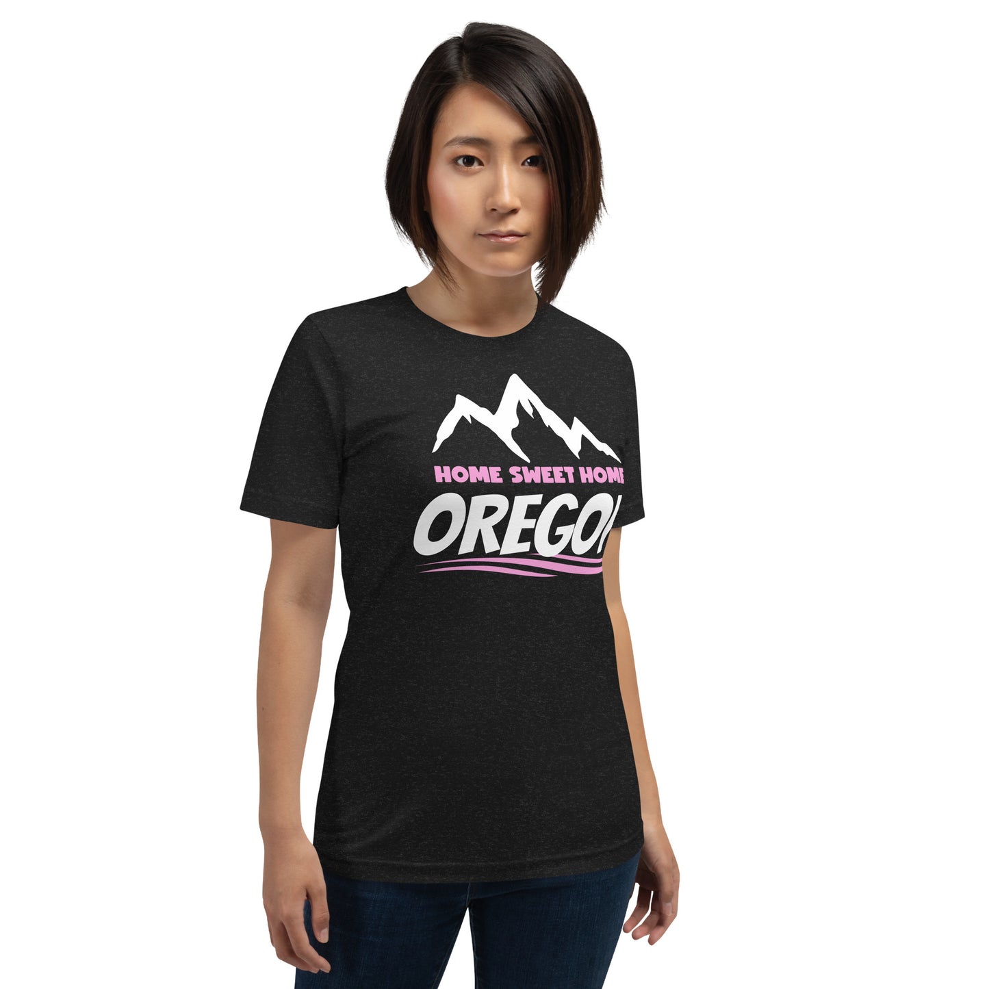 Home Sweet Home Oregon/Pink - Unisex t-shirt