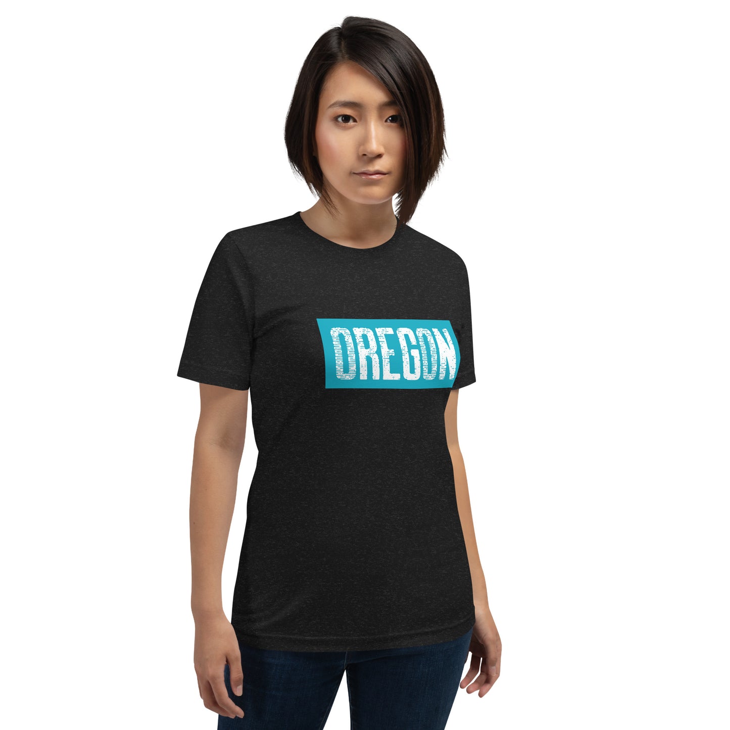 Oregon in Teal - Unisex t-shirt