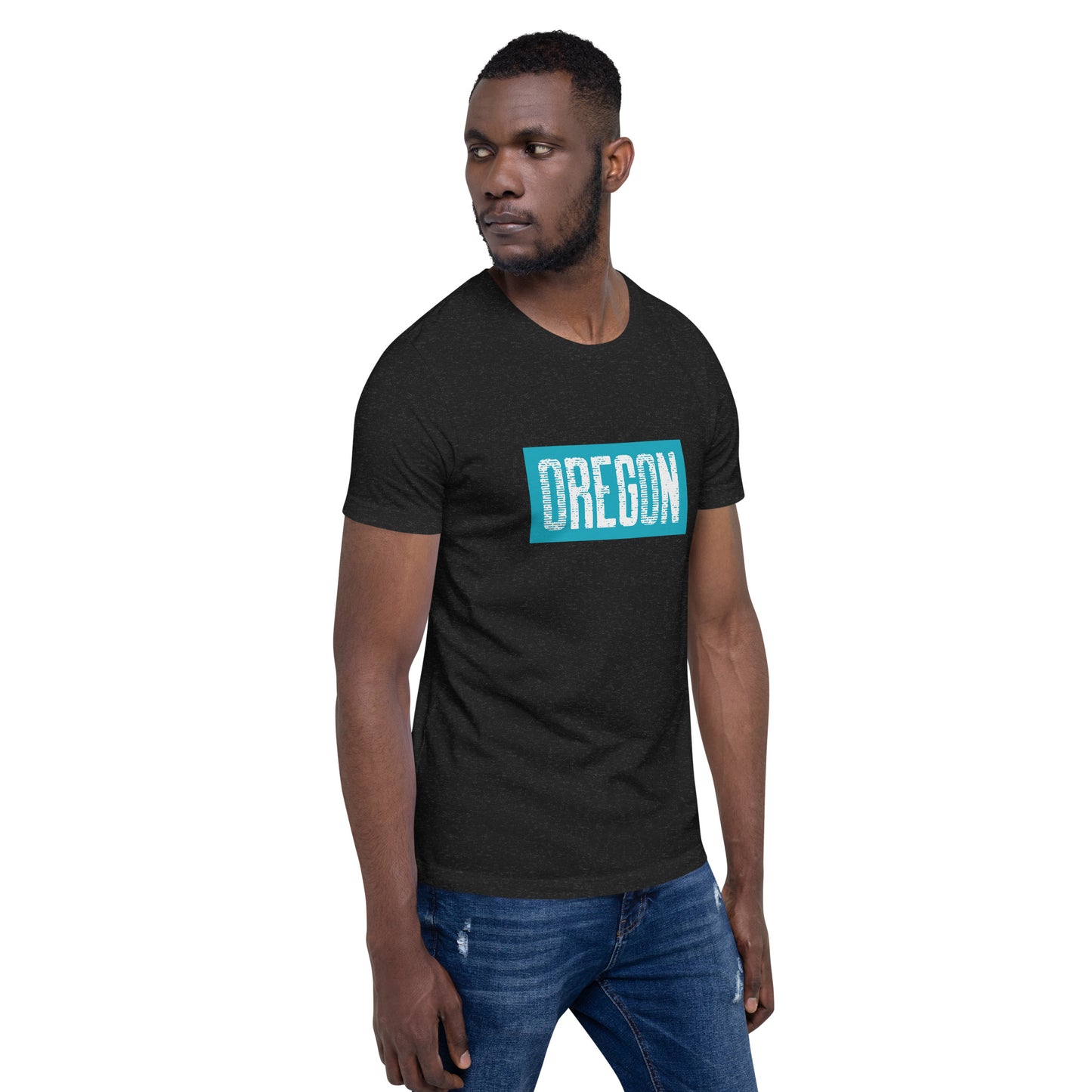 Oregon in Teal - Unisex t-shirt