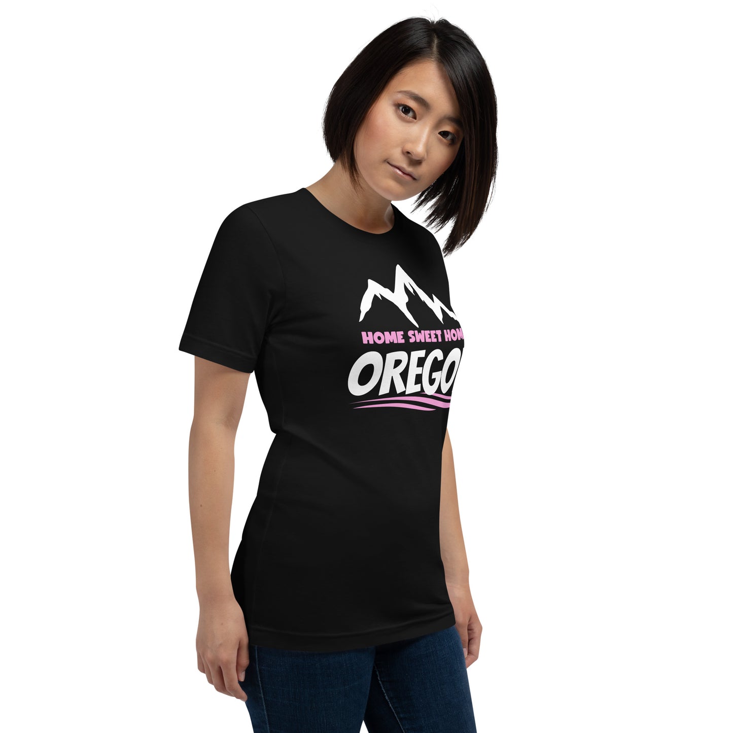 Home Sweet Home Oregon/Pink - Unisex t-shirt