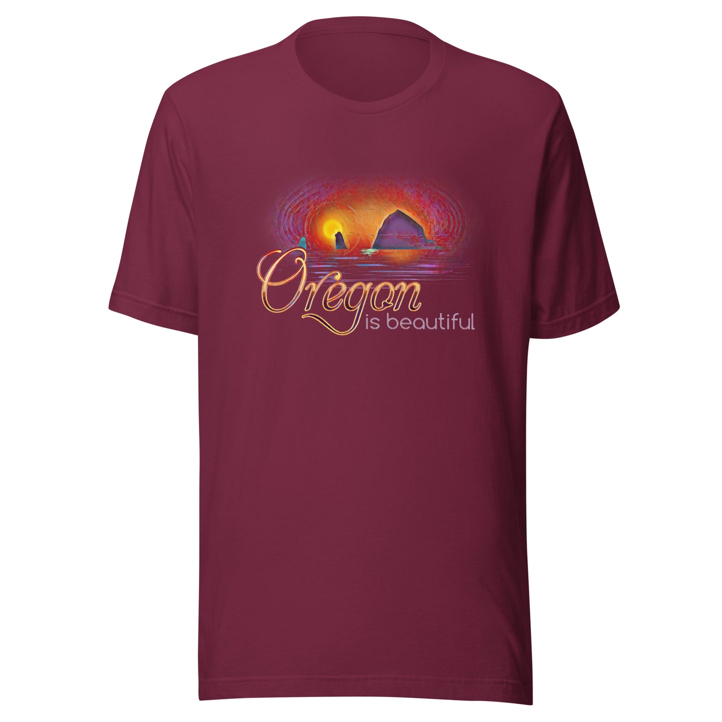 Oregon is Beautiful/ Haystack Rock/2 - Unisex t-shirt