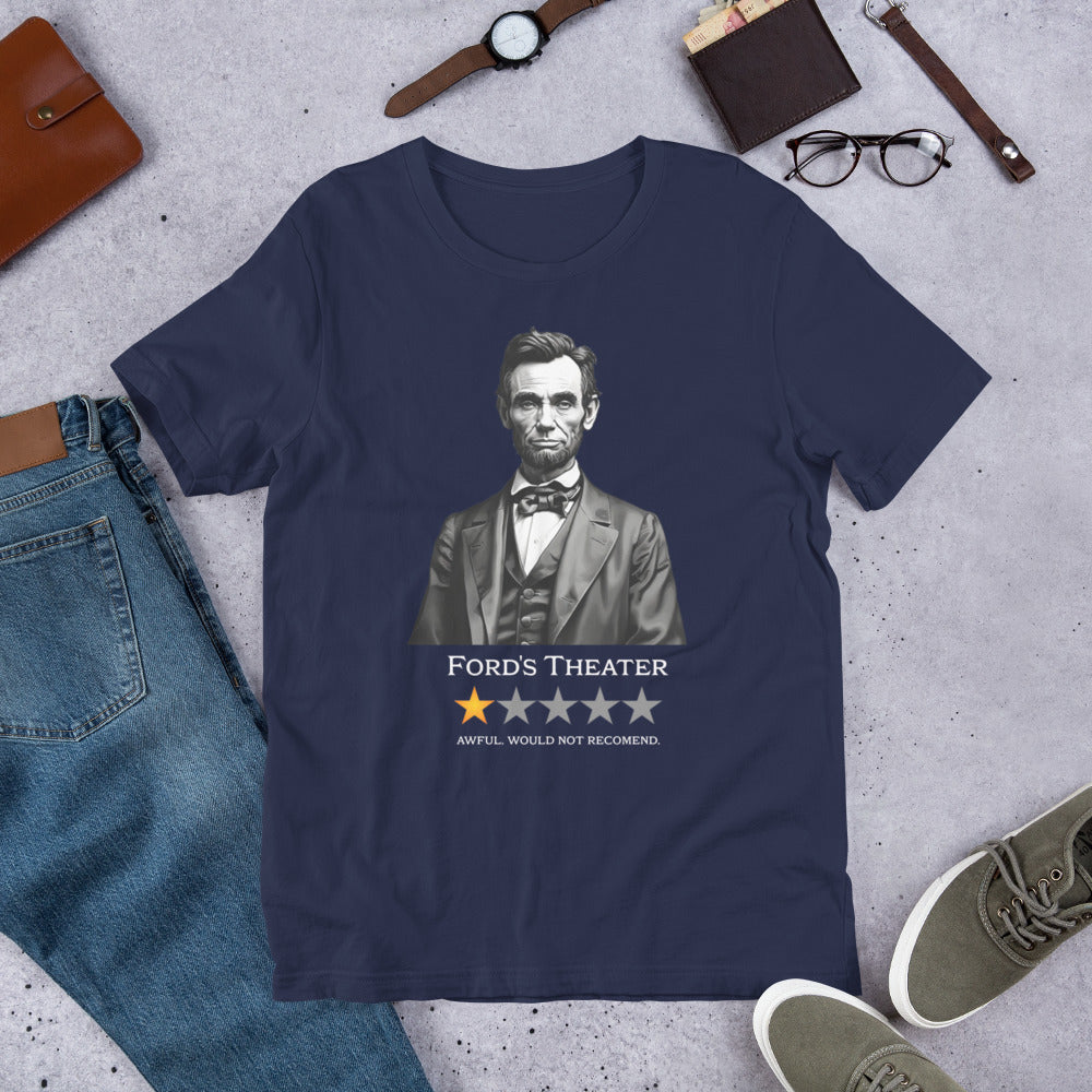 Lincoln - One Star Review - Unisex t-shirt