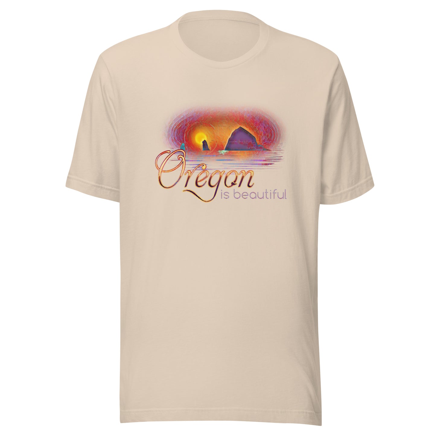 Oregon is Beautiful/ Haystack Rock/2 - Unisex t-shirt