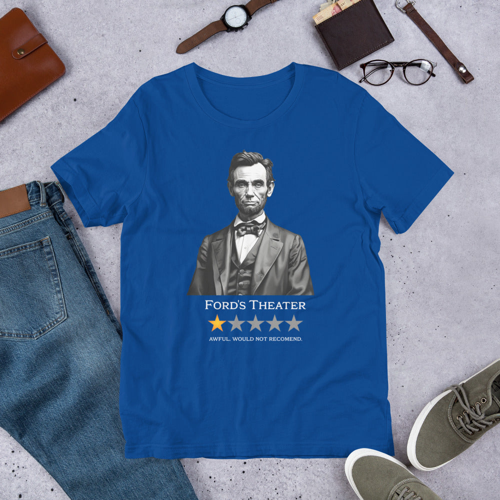 Lincoln - One Star Review - Unisex t-shirt