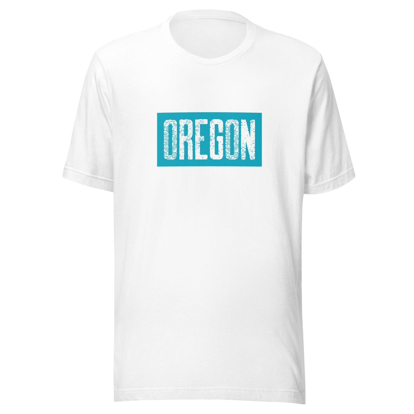 Oregon in Teal - Unisex t-shirt