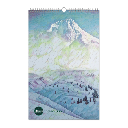 Oregon - Digital Art - Wall calendar (2024)