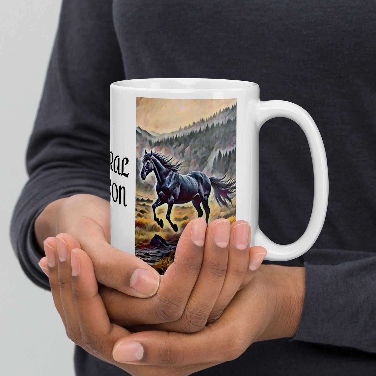 Central Oregon - White glossy mug