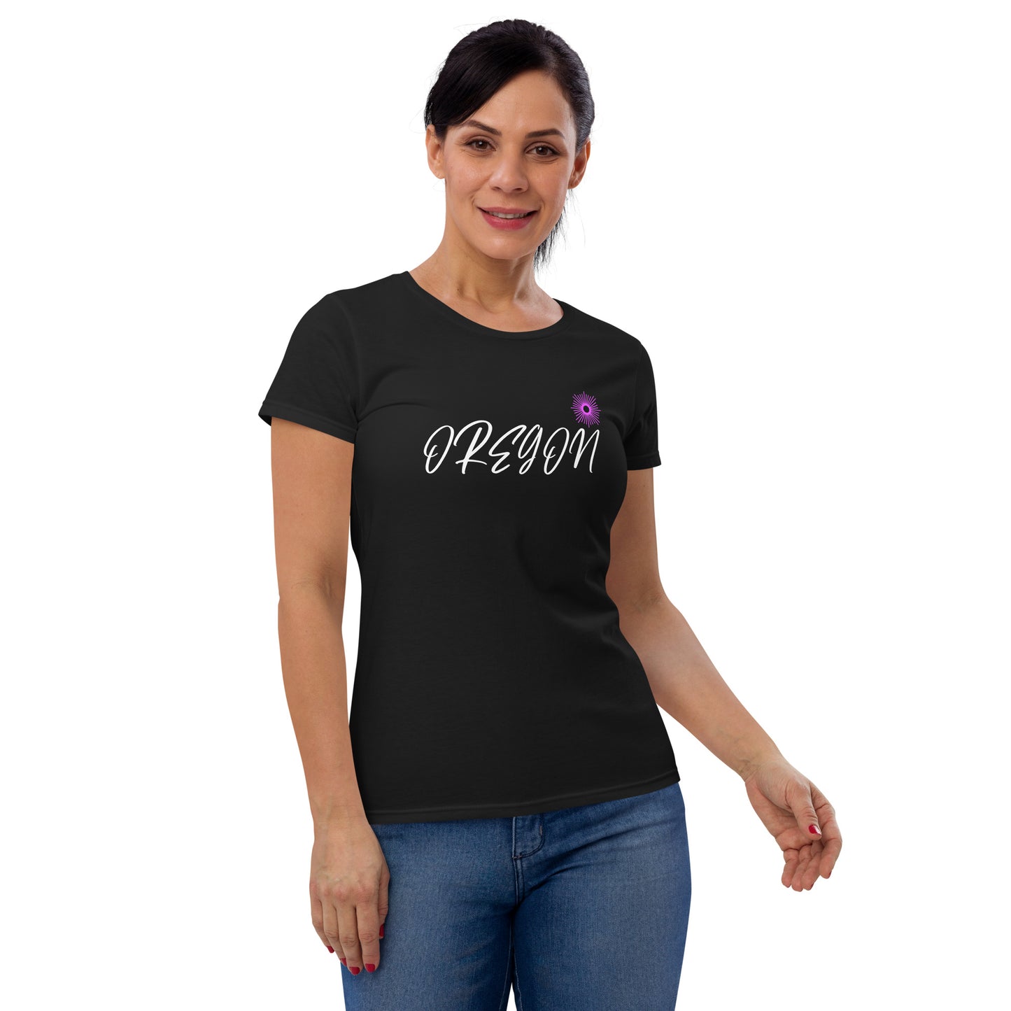 Oregon Star/Pink - Women's short sleeve t-shirt