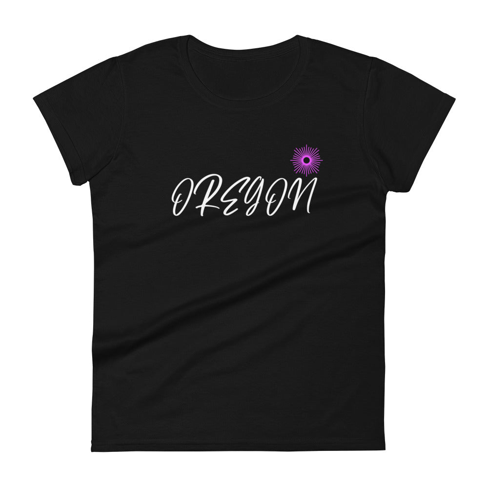 Oregon Star/Pink - Women's short sleeve t-shirt